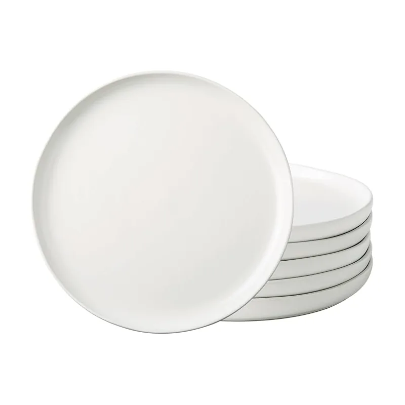 AmorArc Ceramic Dinner Plates, Set of 6